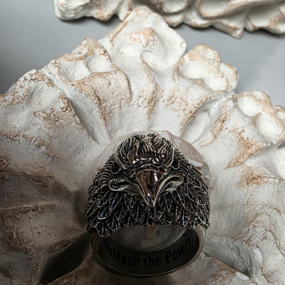 Silver Eagle Ring - image 4